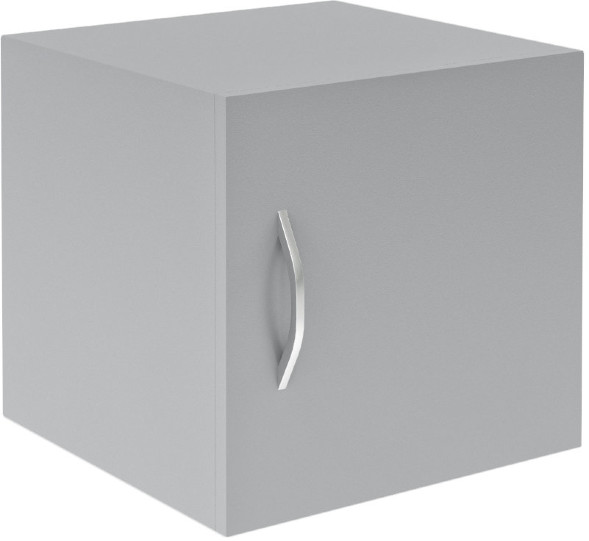 Антресоль узкая с глухой дверью SA-400.1(R) Серый 386х375х370