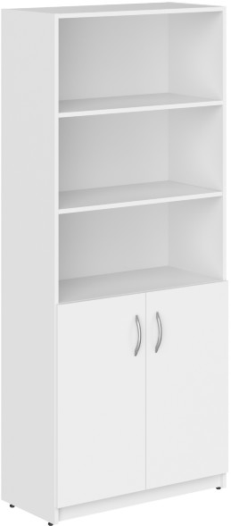 Шкаф с комплектом глухих малых дверей SR-5W.5 Белый 770х375х1815 SIMPLE