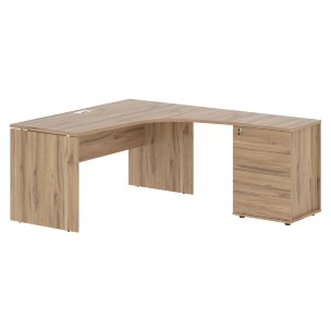 Стол эргономичный с тумбой EDCET 1518(R) 1560х1880х750 EDIS