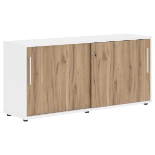 Шкаф низкий с дверьми купе ELC 1643 1606х430х750 EDIS