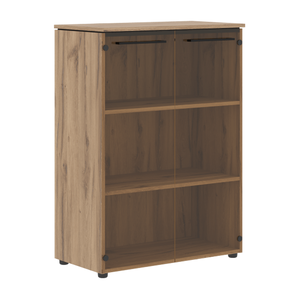 Шкаф со стеклянными дверьми MMC 85.2 854х423х1188 MORRIS TREND