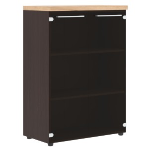 Шкаф со стеклянными дверьми и топом AMC 85.7 850х456х1201 ALTO